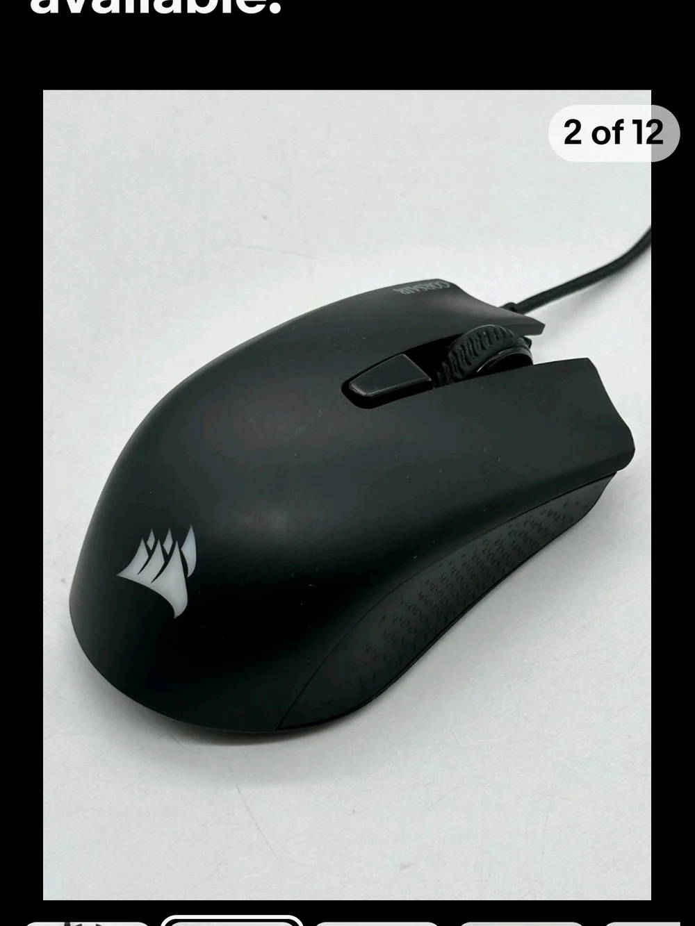 Corsair Harpoon Pro RGB Gaming Mouse Lightweight Design 12000 DPI Optical